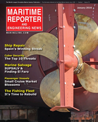 Maritime Reporter Magazine Cover Jan 2016 - Ship Repair & Conversion Edition 