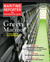Maritime Reporter Magazine Cover Mar 2016 - Green Marine Technology