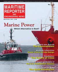 Maritime Reporter Magazine Cover May 2016 - The Marine Propulsion Edition