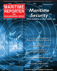 Maritime Reporter Magazine Cover Sep 2017 - U.S. Navy Quarterly