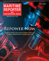 Maritime Reporter Magazine Cover Mar 2018 - Annual World Yearbook
