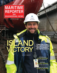 Maritime Reporter Magazine Cover Apr 2020 - Offshore Energy Edition