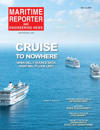 Maritime Reporter Magazine Cover Feb 2021 - Government Shipbuilding