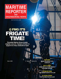 Maritime Reporter Magazine Cover Feb 2022 - Government Shipbuilding
