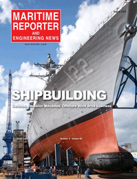 Maritime Reporter Magazine Cover Aug 2022 - The Shipyard Annual
