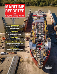 Maritime Reporter Magazine Cover Jan 2023 - The Ship Repair & Conversion Edition
