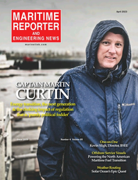 Maritime Reporter Magazine Cover Apr 2023 - Cruise Shipping

