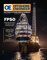 Offshore Engineer Magazine Cover Jan 2021 - Floating Production Outlook