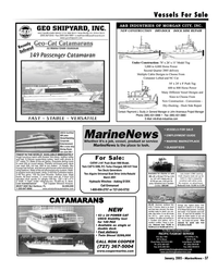 MN Jan-05#37  charter or sale
For Sale:
CATHY J-44’ Push Boat-1968 Model
