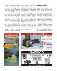 MN Nov-12#76   in North America for its SeaCor  Engineered Plastic Piping