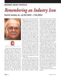 MN Sep-13#110  pastimes, what- ever Paul Candies did, he was a winner
