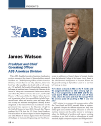 MN Jan-14#12  
services, announced that James A. Watson had been named