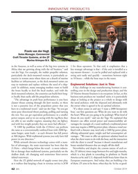 MN Oct-14#42 .”
While azimuth thruster technology comes with a num-
ber