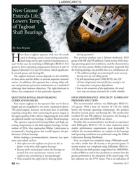 MN Nov-17#92  Tugboat 
Shaf   Bearings
By Ben Bryant
ow does a tugboat operator