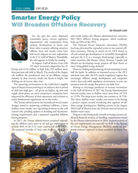 MN Sep-18#24 COLUMN OP/ED
Smarter Energy Policy 
Will Broaden Offshore