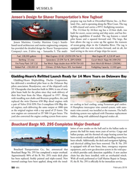 MN Feb-19#50 VESSELS
Jensen’s Design for Shaver Transportation’s New