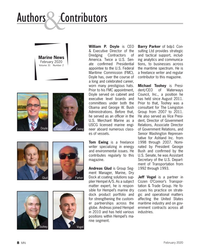 MN Feb-20#8 Authors   Contributors
&
William P. Doyle is CEO  Barry