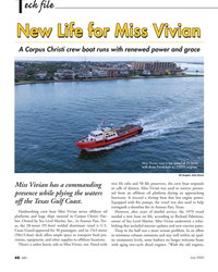 MN Jul-20#46  engines. 
All images: John Deere
two life rafts and 50