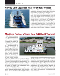 MN Sep-20#54  Takes New C&C-built Towboat
Belle Chasse, La. shipyard 
C&C