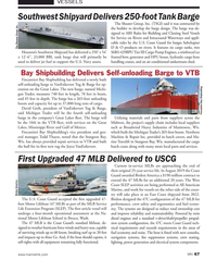 MN Nov-20#67 VESSELS
Southwest Shipyard Delivers 250-foot Tank Barge
The