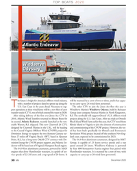 MN Dec-20#30 , the CTV travel from 
erable Warren, R.I. shipyard. This new