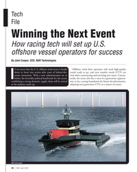 MN Apr-21#36 Tech 
File 
Winning the Next Event 
How racing tech will
