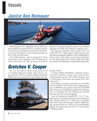 MN Apr-21#42 Vessels
Janice Ann Reinauer
Senesco Marine
North Kingstown