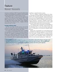 MN Jun-21#26 Feature
Naval Vessels  
armament, including six MK 16