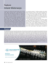MN Sep-21#28 Feature
Inland Waterways 
coming to the inland and coastal
