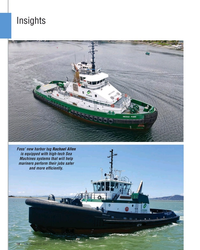 MN Nov-21#18 Insights
Foss’ new harbor tug Rachael Allen 
is equipped