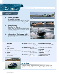 MN Nov-21#2 Marine News  November 2021  •  Volume 32   Number 11
Content