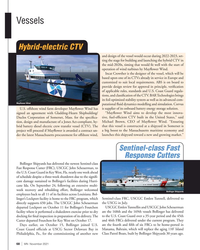 MN Nov-21#68 Vessels
Hybrid-electric CTV
and design of the vessel would