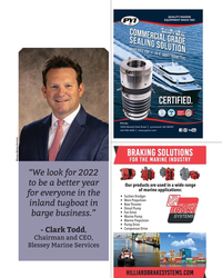 MN Mar-22#23 Blessey Marine Services
“We look for 2022 
to be a better