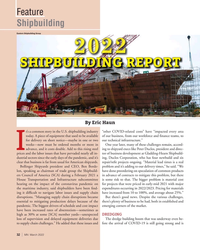 MN Mar-22#32 Feature
Shipbuilding 
Eastern Shipbuilding Group
SHIPBUILDIN