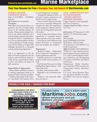 MN Mar-22#45  industry ver- for Seafarers (STCW95) and lifeboat 
to grow