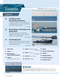MN Apr-22#2 Marine News  April 2022  •  Volume 33   Number 4
Contents
Fe