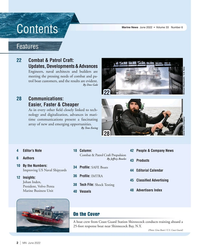 MN Jun-22#2 Marine News  June 2022  •  Volume 33   Number 6
Contents
Fea