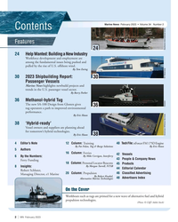 MN Feb-23#2 Marine News  February 2023  •  Volume 34   Number 2
Contents