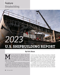 MN Apr-23#30 Feature
Shipbuilding 
Philly Shipyard
U.S. SHIPBUILDING