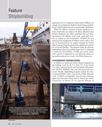 MN Apr-23#34 Feature
Shipbuilding 
opportunity for U.S. shipyards.
