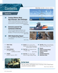 MN Apr-23#2 Marine News  April 2023  •  Volume 34   Number 4
Contents
Fe