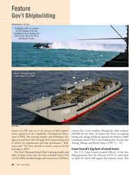 MN Jun-23#28 Feature
Gov’t Shipbuilding
Moises Sandoval / U.S. Navy
A