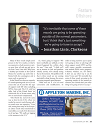 MN Oct-23#35  going to have to accept.” 
– Jonathan Lints, Clarksons 
Clarksons
Ma