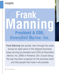 MN Nov-23#12 Insights
     Frank  
QA
&
Manning
President & COO,
Diversif
