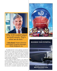 MN Nov-23#41 Philly Shipyard
“[The VCM model] helped 
us build vessels.