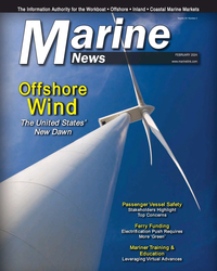 MN Feb-24#Cover  for the Workboat • Offshore • Inland • Coastal Marine Markets
Volume