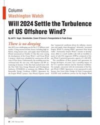 MN Feb-24#20  
of US Offshore Wind?
By Jeff R. Vogel, Shareholder,