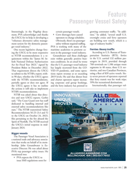 MN Feb-24#25 Feature
Passenger Vessel Safety
Interestingly, in the