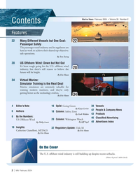 MN Feb-24#2  
safe operations. 
By Tom Ewing
28  US Offshore Wind:
