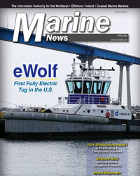 MN Apr-24#Cover  for the Workboat • Offshore • Inland • Coastal Marine Markets
Volume